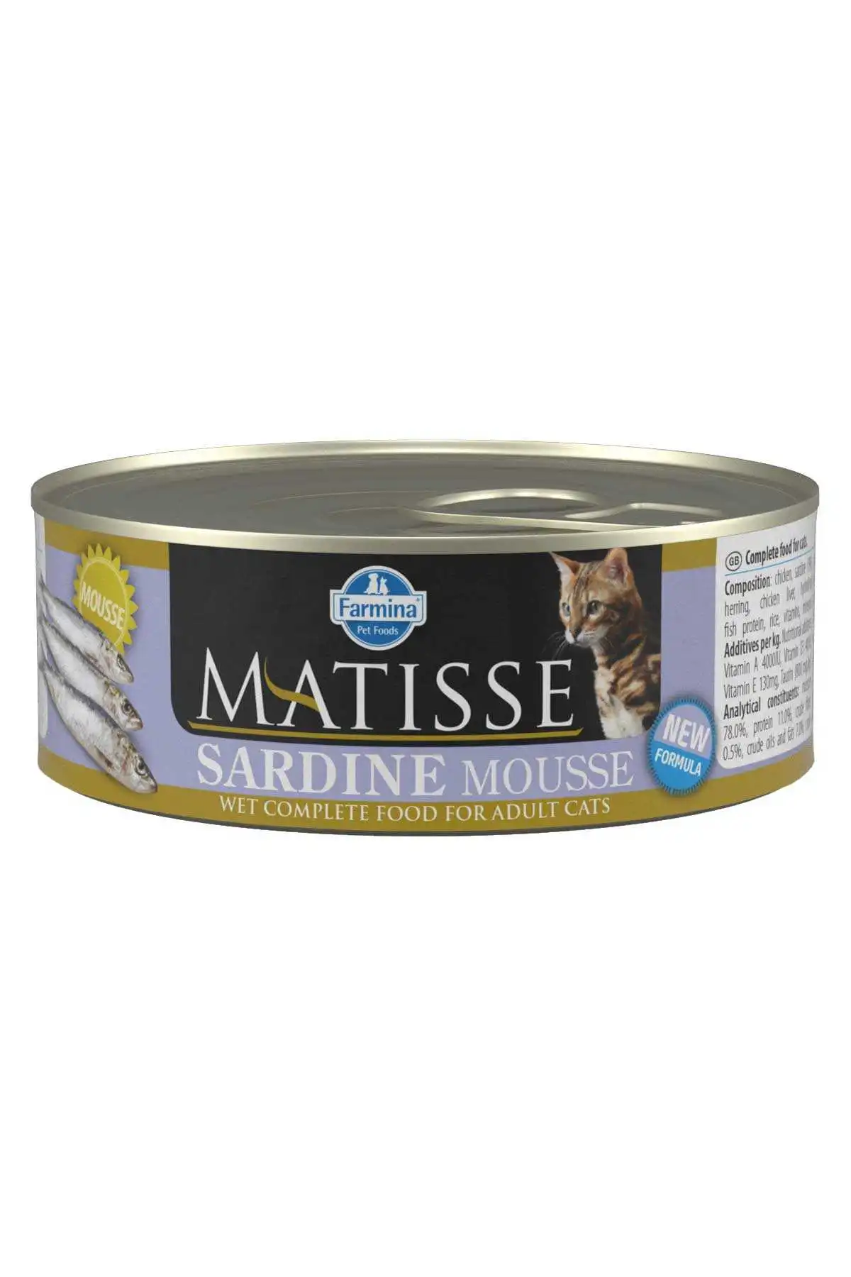MATISSE - Matisse Sardalyalı Yetişkin Kedi Konservesi 85gr