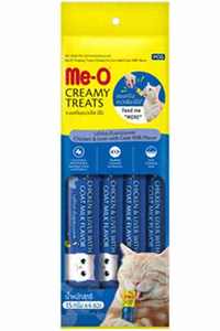 ME-O - Meo Creamy Tavuk & Ciğer İle Keçi Sütlü Kedi Ödülü 4x15 Gr