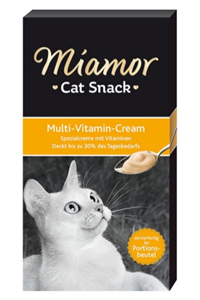 MIAMOR - Miamor Cream Multivitamin Kedi Ödülü 6x15gr