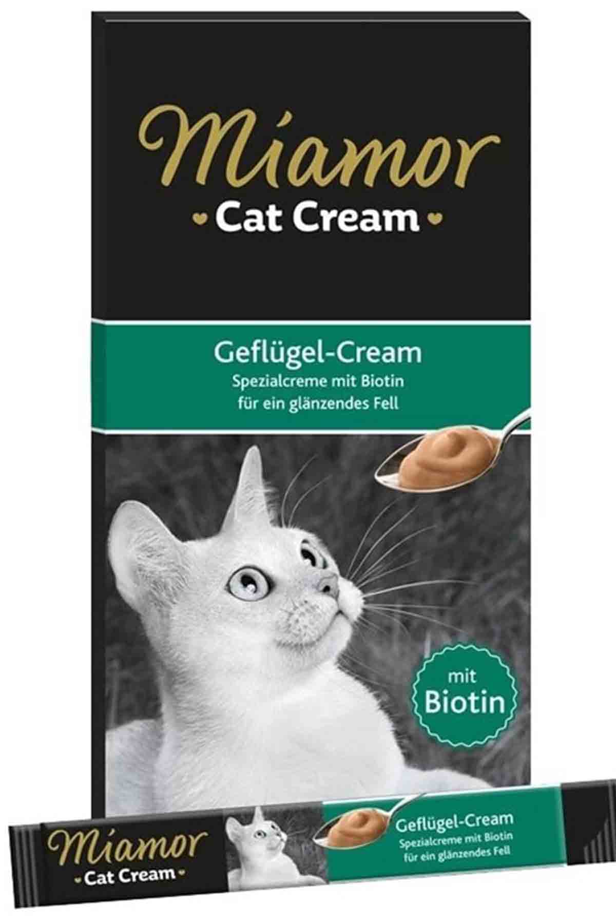 Miamor Cream Tavuklu Kedi Ödülü 6x15gr