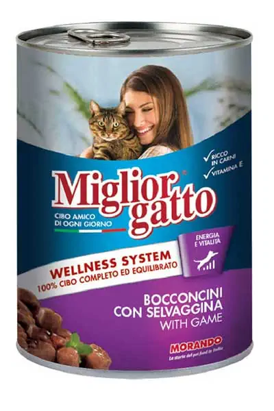 Miglior Gatto Av Hayvanlı Yetişkin Kedi Konservesi 405gr