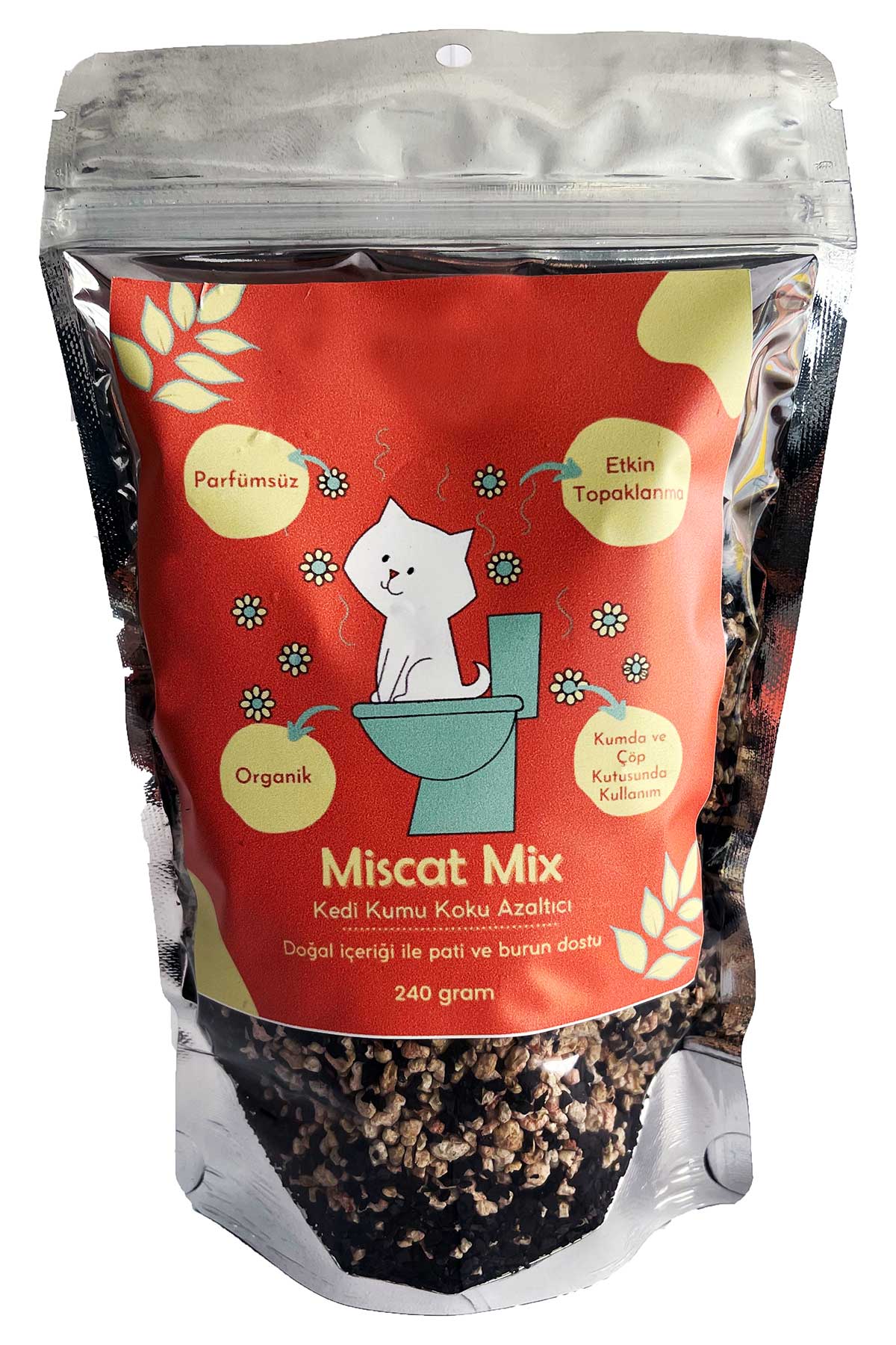 Miscat Mix Kedi Kumu Koku Azaltıcı 240 Gr.