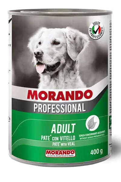 MORANDO - Morando Dana Etli Yetişkin Köpek Konservesi 400gr