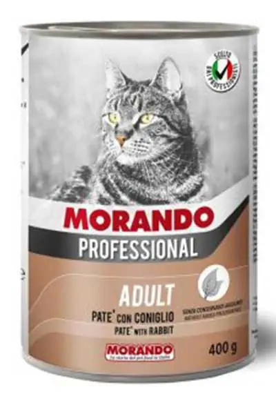 Morando Tavşan Etli Yetişkin Kedi Konservesi 400gr