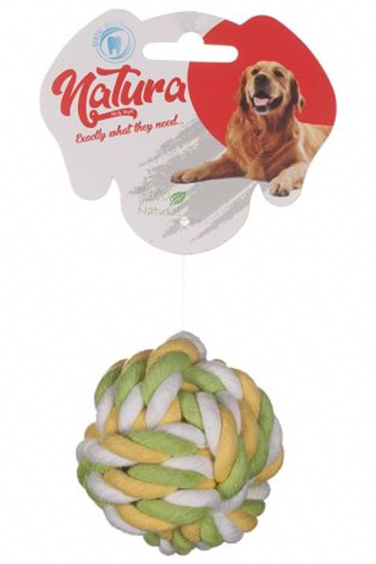 Natura Halat Top Köpek Oyuncak 7 cm