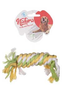 NATURA - Natura Mini Denizci Düğümü Halat Köpek Oyuncak 17 cm