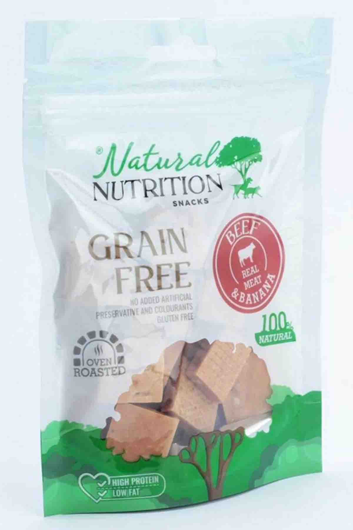 Natural Nutrition Biftek Eti ve Muzlu Köpek Ödülü 75 Gr