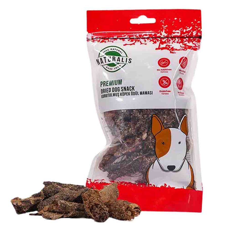 Naturalis Kuzu İşkembe Köpek Ödül Maması 100gr