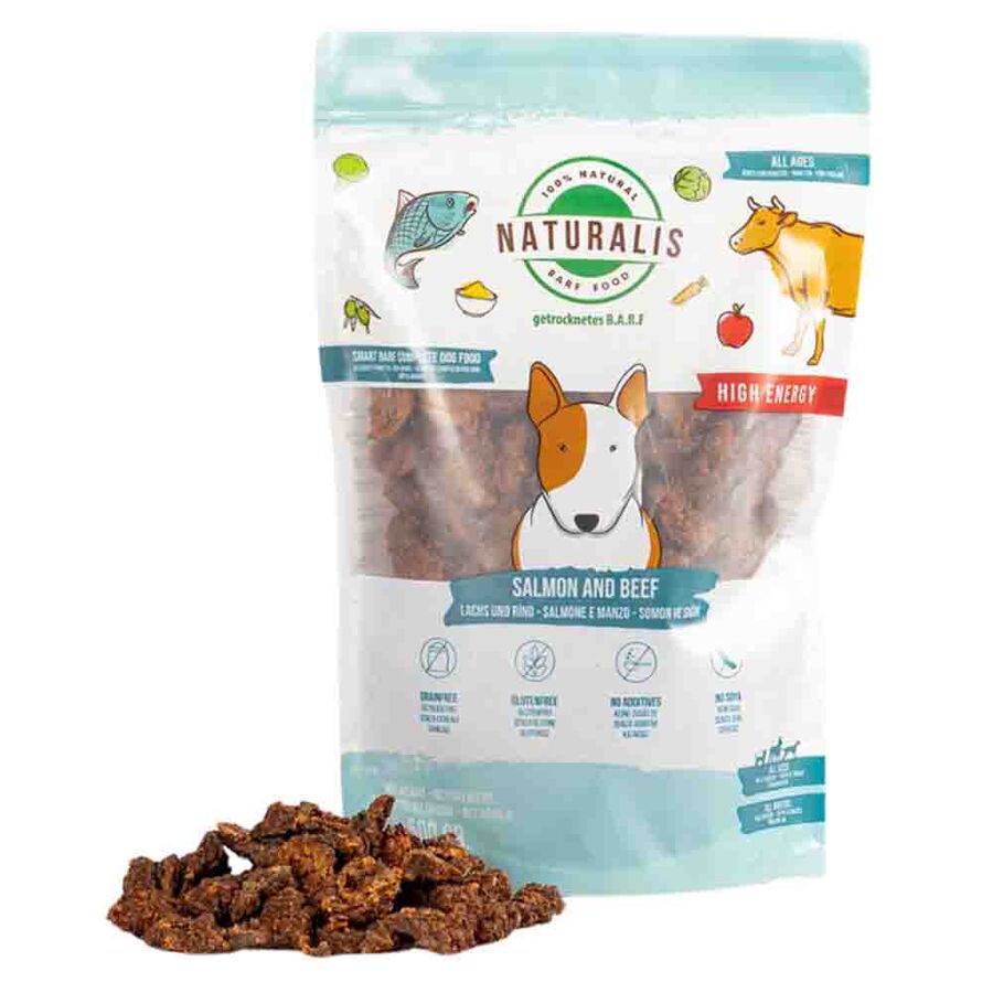 Naturalis Smartbarf Somonlu ve Biftekli Köpek Maması 500gr