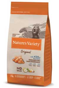 NATURES VARIETY - Natures Variety Original Somonlu Orta ve Büyük Irk Tahılsız Yetişkin Köpek Maması 2kg