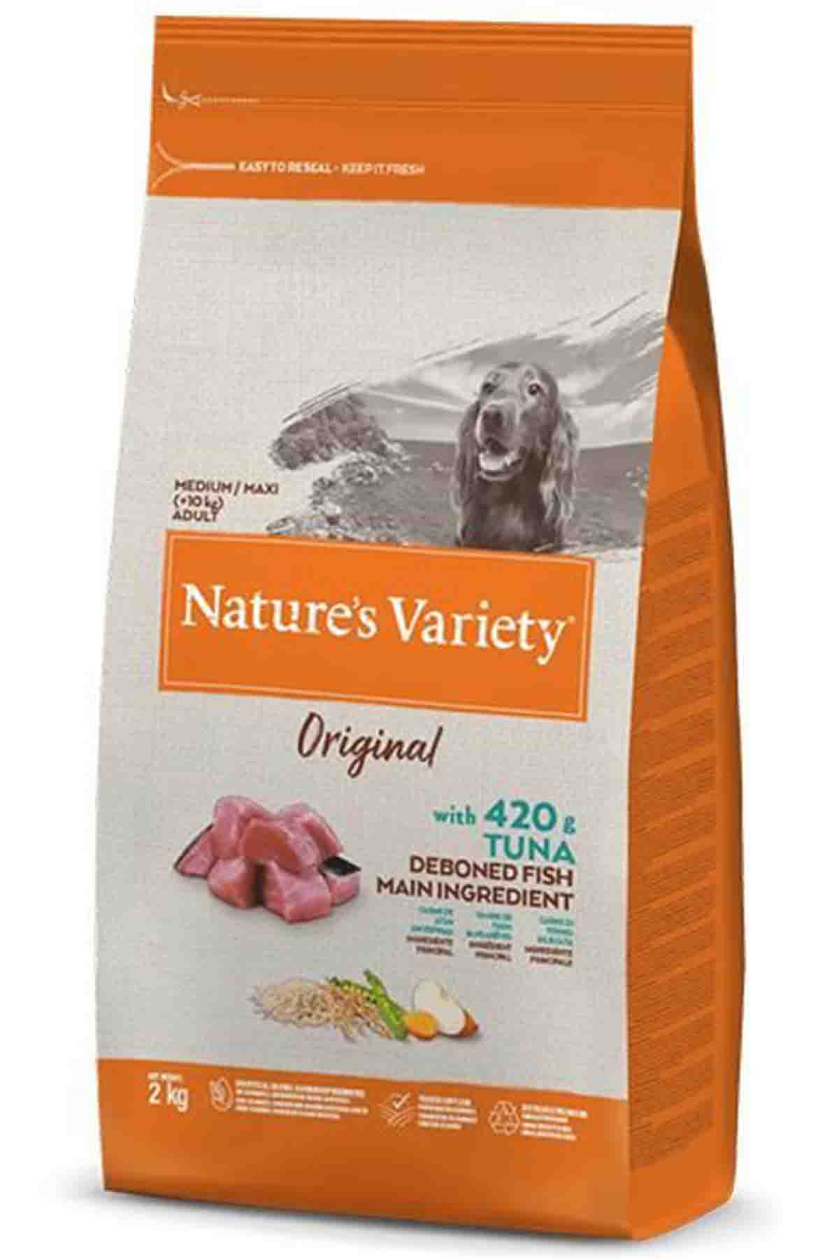 Natures Variety Original Ton Balıklı Orta ve Büyük Irk Yetişkin Köpek Maması 2kg