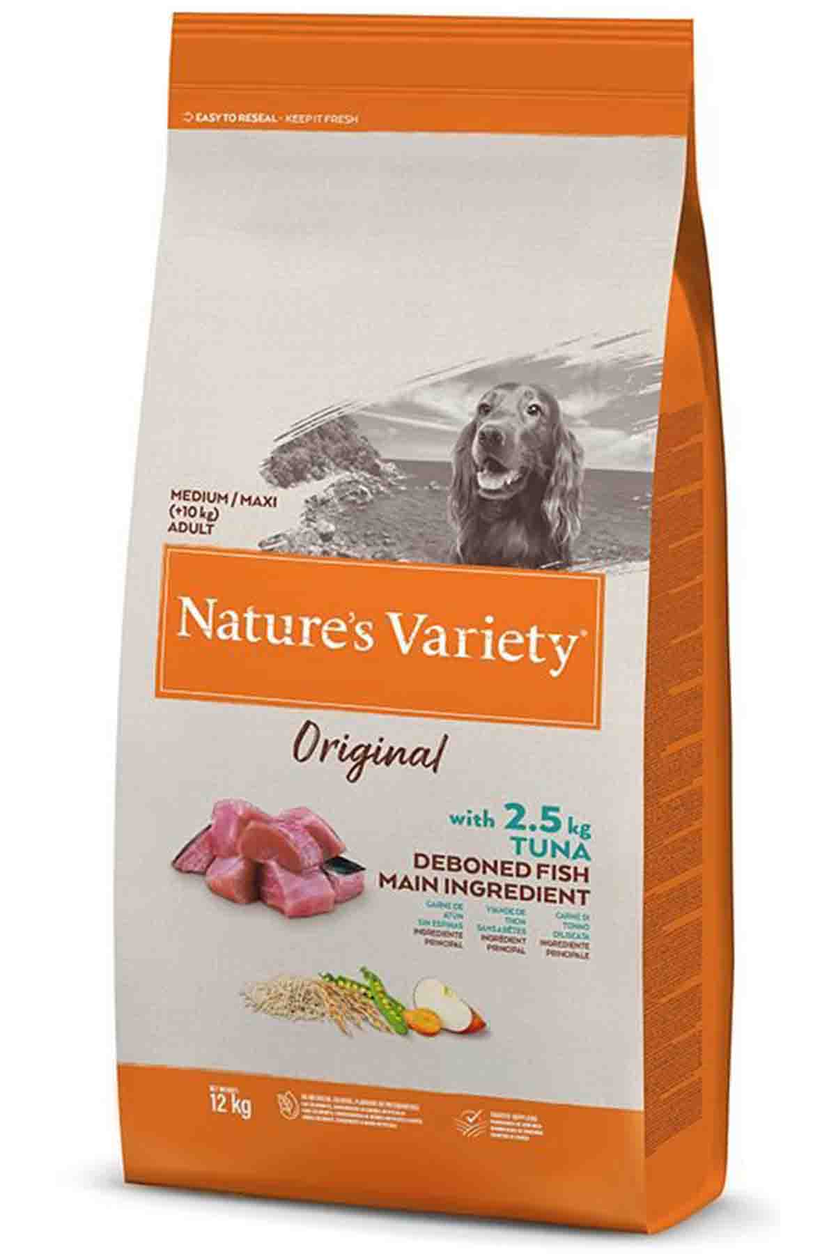 Natures Variety Original Ton Balıklı Orta ve Büyük Irk Yetişkin Köpek Maması 12kg