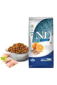ND Ocean Tahılsız Ringa Balığı ve Portakallı Kısırlaştırılmış Kedi Maması 5kg - Thumbnail