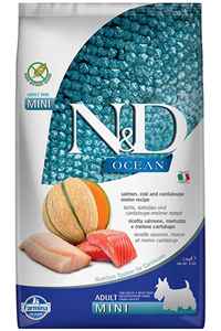 N&D - ND Ocean Tahılsız Somon Morina Balığı ve Kavunlu Küçük Irk Yetişkin Köpek Maması 2,5kg