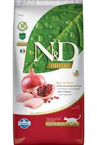 N&D - ND Prime Tahılsız Tavuk ve Narlı Kısırlaştırılmış Kedi Maması 5kg