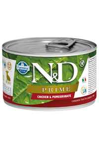 N&D - ND Prime Tahılsız Tavuk ve Narlı Yavru Köpek Konservesi 140gr