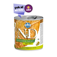 ND Ancestral Grain Düşük Tahıllı Yaban Domuzu ve Elmalı Yetişkin Köpek Konservesi 6x285gr (6lı)