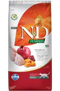 N&D - ND Pumpkin Tahılsız Bıldırcın Eti Balkabağı ve Narlı Yetişkin Kedi Maması 5kg