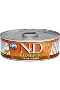 ND Pumpkin Tahılsız Geyik Eti ve Balkabaklı Yetişkin Kedi Konservesi 80gr