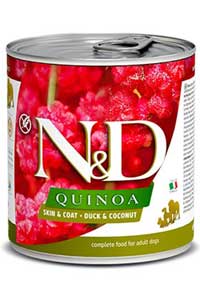 ND Quinoa Skin&Coat Ördek ve Hindistan Cevizli Köpek Konservesi 285gr