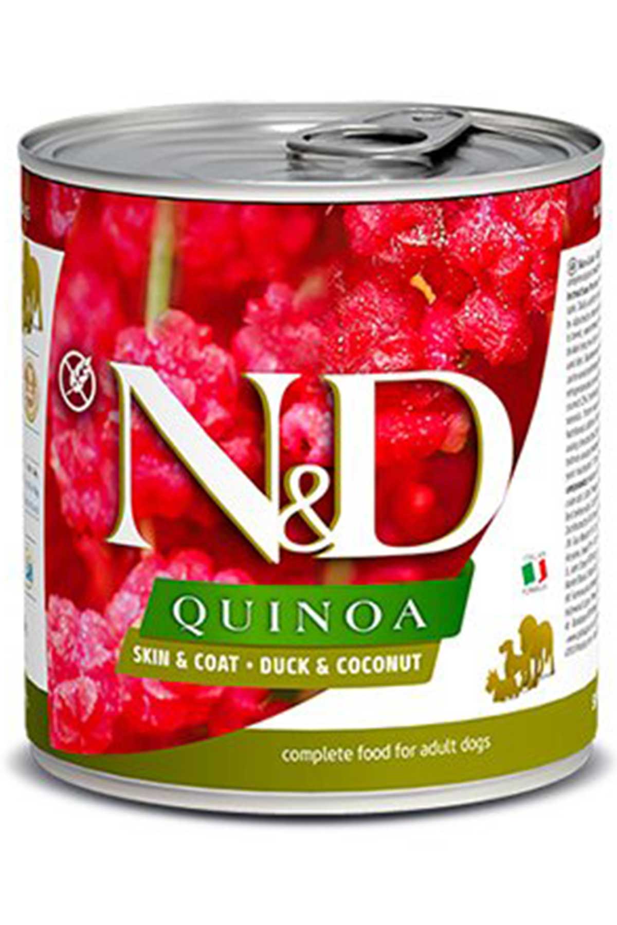 ND Quinoa Skin&Coat Ördek ve Hindistan Cevizli Köpek Konservesi 285gr