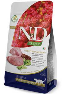 N&D - ND Quinoa Tahılsız Kilo Kontrollü Kuzulu Kedi Maması 1.5kg