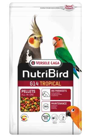 Versele Laga NutriBird G14 - Mangime Tropicale Per Pappagalli, Confezione Da 1kg, Mantenimento Salute Uccelli - Foto 6