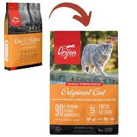 ORIJEN - Orijen Cat & Kitten Tahılsız Yavru ve Yetişkin Kedi Maması 1,8kg