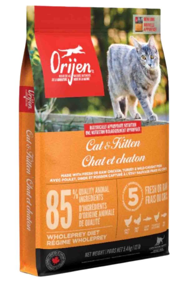 Orijen Original Cat Tahılsız Yavru ve Yetişkin Kedi Maması 5,4kg