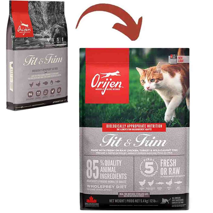 Orijen Fit & Trim Fazla Kilolu Kediler için Tahılsız Light Kedi Maması 5,4kg