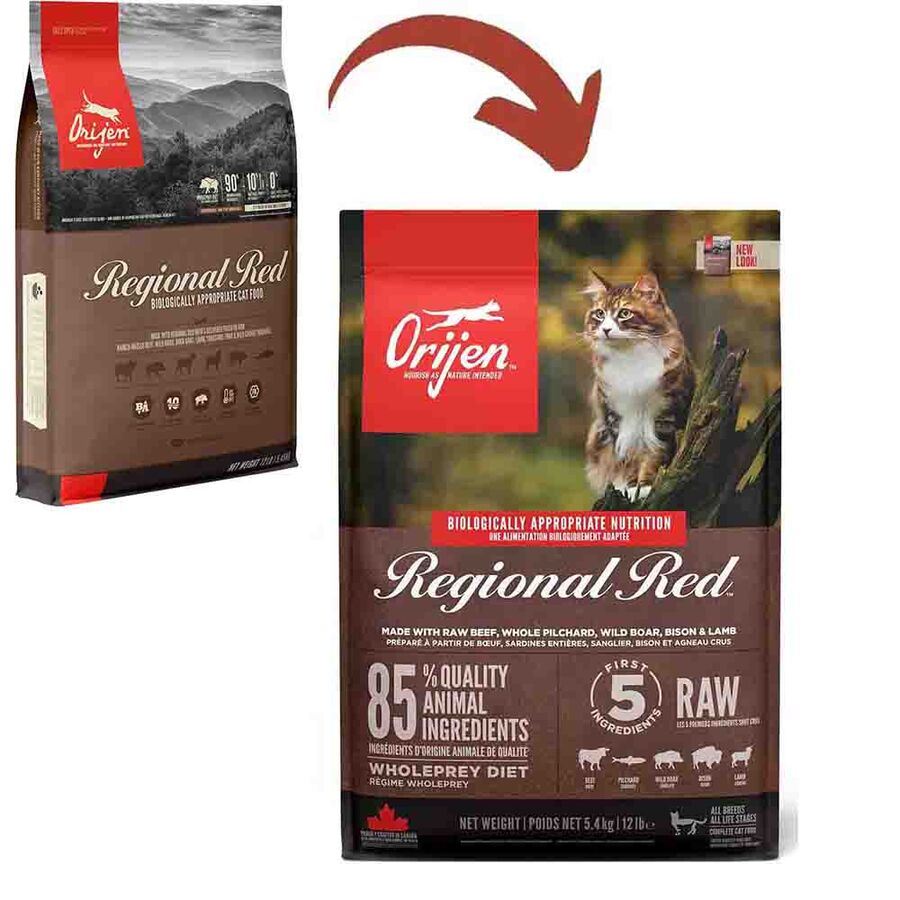 Orijen Regional Red Tahılsız Kırmızı Etli Kedi Maması 5,4kg