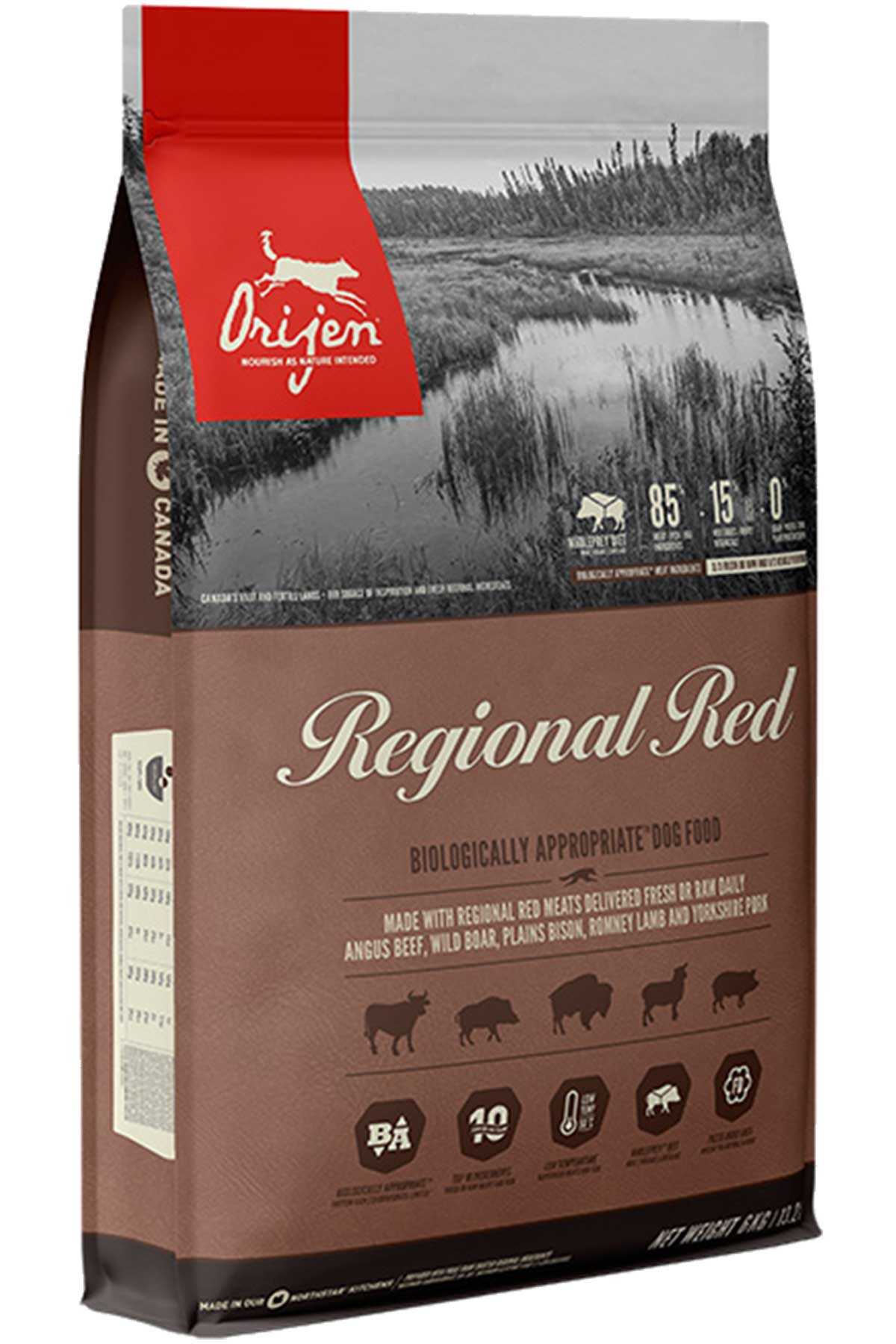 Orijen Regional Red Tahılsız Kırmızı Etli Yetişkin Köpek Maması 11,4kg
