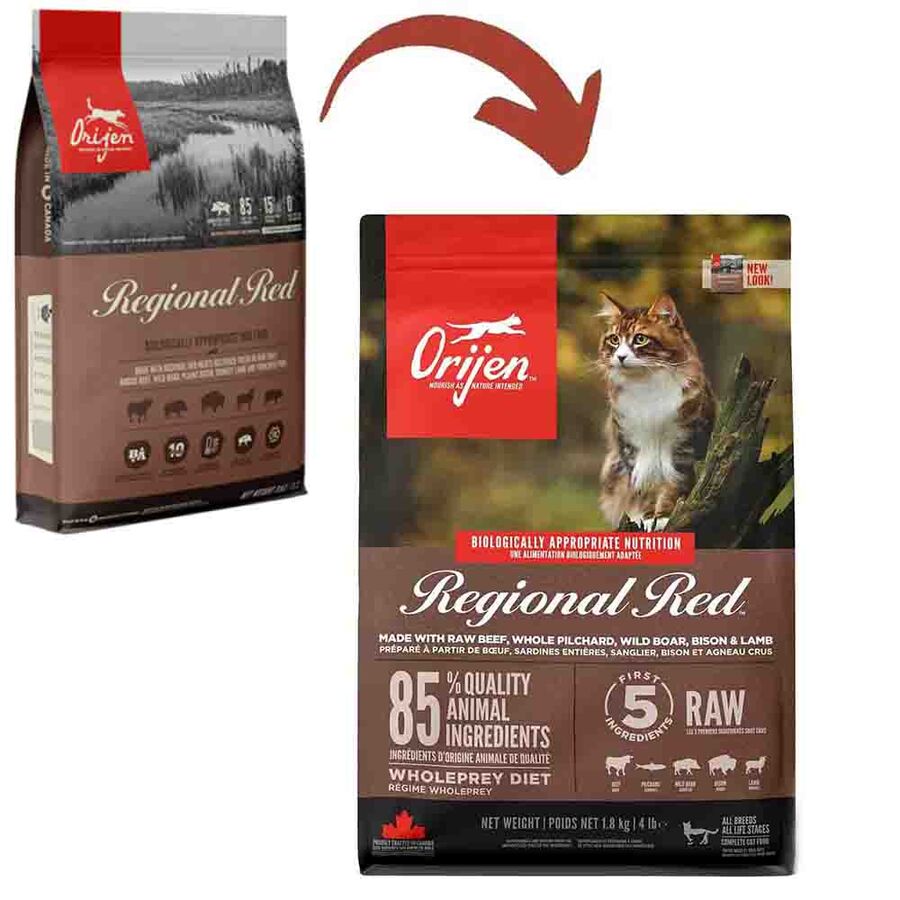 Orijen Regional Red Tahılsız Kırmızı Etli Kedi Maması 1,8kg