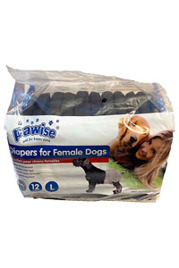PAWISE - Pawise Köpek Alt Bağlama Bezi Siyah Large 