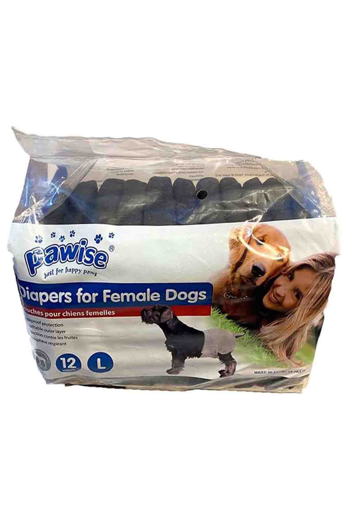 Pawise Köpek Alt Bağlama Bezi Siyah Large 
