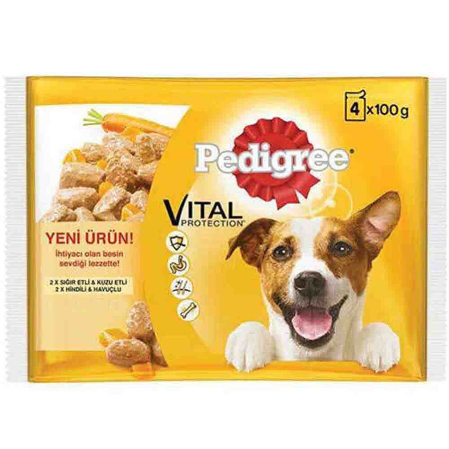 Pedigree Pouch Multipack Yetişkin Köpek Konservesi 4x100gr