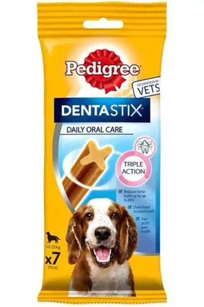 Pedigree Dentastix Orta Irk Köpek Ödül Maması (7li) 180gr