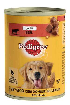 Pedigree Sığır Etli Köpek Konservesi 400gr - Thumbnail