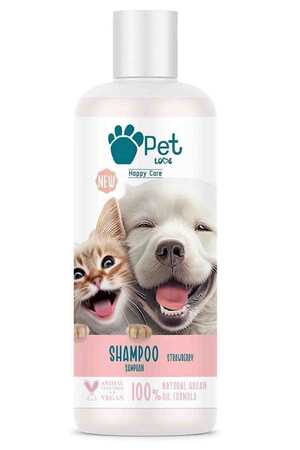 PET LOVE - Pet Love Doğal Argan Yağlı Çilekli Şampuan 500ml