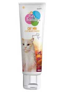 PETS FAMİLY - Pets Family Malt Paste Tüy Yumağı Kontrol Kedi Macunu 100gr