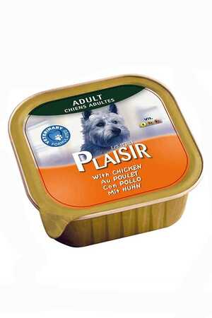 PLAISIR - Plaisir Pate Tavuklu Yetişkin Köpek Konservesi 150gr