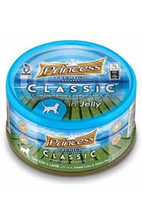 PRINCESS - Princess Classic Tavuklu Kuzulu Mısırlı Bezelyeli ve Pirinçli Yetişkin Kedi Konservesi 170gr