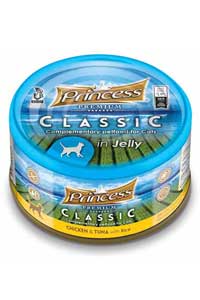 PRINCESS - Princess Classic Ton Balıklı Tavuklu ve Pirinçli Yetişkin Kedi Konservesi 170gr