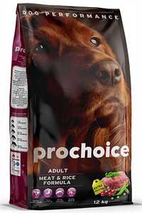 PRO CHOICE - ProChoice Dana Eti ve Pirinçli Yetişkin Köpek Maması 12kg