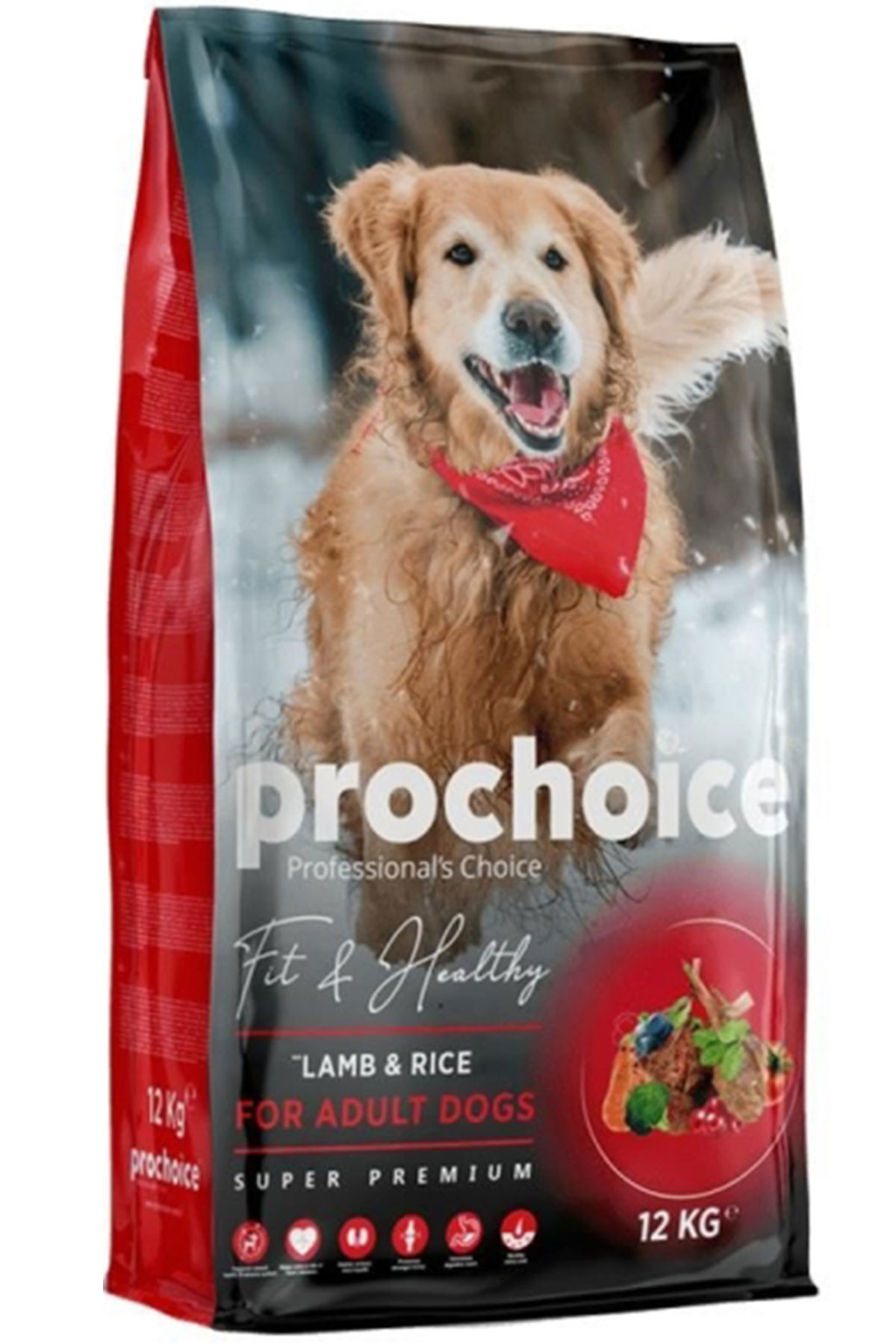 ProChoice Kuzu Eti ve Pirinçli Yetişkin Köpek Maması 12kg