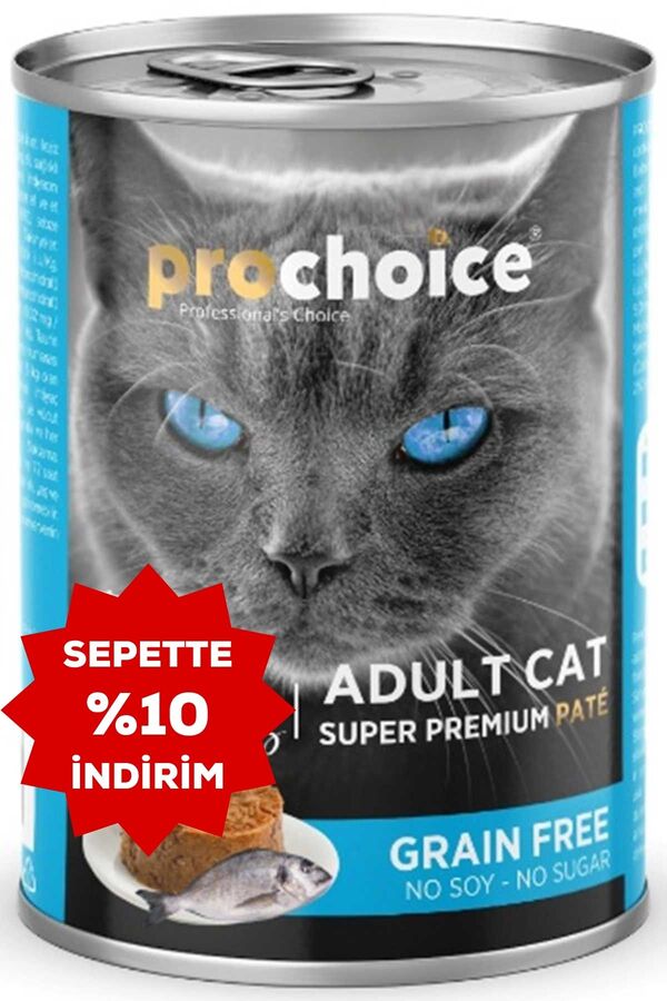 ProChoice Fish Vegetable Balık ve Sebzeli Tahılsız Kedi Konservesi 400gr
