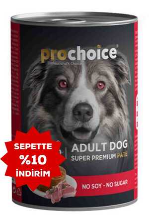 ProChoice Kuzu Etli Şekersiz Ezme Yetişkin Köpek Konservesi 400gr - Thumbnail