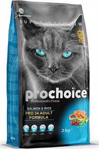 PRO CHOICE - ProChoice Pro 34 Somon ve Pirinçli Yetişkin Kedi Maması 2kg