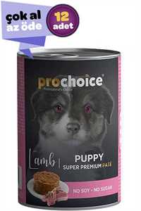 PRO CHOICE - ProChoice Puppy Kuzulu Yavru Köpek Konserve Maması 12x400gr (12li)