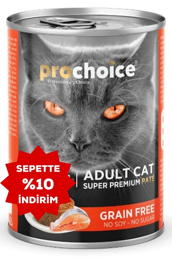 ProChoice Salmon Somon Etli Tahılsız Kedi Konservesi 400gr